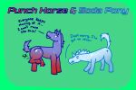 3:2 ambiguous_gender anus bodily_fluids candy covering covering_crotch covering_penis dessert dripping english_text equid equine erection feral food food_creature genital_fluids gummy_(food) gummy_creature hi_res horn licking licking_lips living_candy male male/ambiguous male/male malwarewolf404 mammal mythological_creature mythological_equine mythology nervous nervous_male nervous_top power_bottom precum precum_drip sweat sweatdrop text tongue tongue_out unicorn unicorn_horn