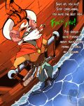 anchor anthro batmanga bdsm bondage bound canid canine canis comic dialogue domestic_dog drago-kun english_text forced forced_bondage gag gagged kerchief male mammal murid murine rat rodent rope sea ship solo text vehicle water watercraft