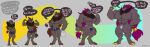 abs absurd_res anthro anthrofied athletic athletic_anthro athletic_male barazoku biceps big_muscles blush body_size_growth brown_body brown_fur bulge claws clothed clothing colored_nails confident dialogue digitigrade dumbbell english_text exercise finger_claws flexing flexing_bicep flexing_both_biceps fur generation_5_pokemon green_eyes growth hair hi_res holding_object huge_muscles jockstrap jockstrap_only long_hair male muscle_growth muscular muscular_anthro muscular_arms muscular_male muscular_thighs nails neck_tuft nintendo nipples obliques offscreen_character pecs personality_change pokemon pokemon_(species) pokemorph progression purple_hair purple_nails red_hair red_nails sequence shiny_pokemon shirtless size_transformation smile solo sophymn standing text thick_thighs topless topless_male transformation tuft underwear underwear_only weightlifting weights workout yellow_nails zoroark