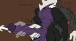 anthro azeel big_penis black_body bodily_fluids brad_the_excadrill crocodile crocodilian cum duo ejaculation english_text excadrill generation_5_pokemon genital_fluids genitals huge_penis male male/male masturbation muscular muscular_male nintendo penis pokemon pokemon_(species) purple_body reptile riku9797 scalie text