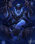 2026 4:5 absurd_res accessory adexiriel_winter andrefil360 animal_genitalia animal_penis anthro ball_tuft balls bdsm black_balls blue_nipples blue_penis body_hair bondage_gear bondage_gloves bracelet clothing cock_ring cuff_(restraint) dragon equine_genitalia equine_penis erection facial_piercing front_view genitals handwear harness hi_res hybrid_genitalia hybrid_penis jewelry knot leather leather_cuffs legwear male mask mythological_creature mythological_scalie mythology nipple_piercing nipple_ring nipples nose_piercing nose_ring one_eye_obstructed penis penis_accessory penis_jewelry piercing raised_hands restraints ring_piercing scalie shackles signature simple_background solo spiked_bracelet spikes spread_legs spreading stockings tuft