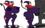 16:10 anthro anthrofied bandai_namco big_breasts big_butt big_penis brad_the_excadrill breasts butt digimon digimon_(species) duo excadrill female generation_5_pokemon genitals green_eyes huge_breasts huge_penis hyper hyper_breasts impmon male male/female muscular muscular_male nintendo nipples penis pokemon pokemon_(species) pokemorph purple_body riku9797 scarf shortstack spade_tail tail vulva widescreen