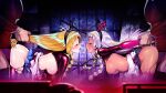  2boys 2girls all_fours alyce_(dohna_dohna) arched_back black_skirt blonde_hair blue_skirt braid breasts chain chained clenched_teeth closed_eyes clothes_lift crying dark_skin doggystyle dohna_dohna_issho_ni_warui_koto_o_shiyou face-to-face from_side gloves grabbing_another's_arm grabbing_another's_hair grey_hair group_sex hairband hanging_breasts hetero holding_another's_hair long_hair medium_breasts motion_lines multiple_boys multiple_girls nipples onono_imoko open_mouth orgy pink_gloves pink_thighhighs profile rape sex sex_from_behind siblings sisters skirt skirt_lift steam sweat tearing_up tears teeth thighhighs tongue tongue_out torn_clothes torn_thighhighs twin_braids twins twitching vaginal yammy_(dohna_dohna) 