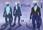  anthro bottomwear butt clothing dragon flint hi_res horn https://twitter.com/margony7 male margony model_sheet nude pants shirt solo sweater t-shirt topwear 