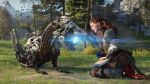  16:9 2021 3d_(artwork) 4k absurd_res aloy ambiguous_gender arrow_(weapon) cable clothed clothing collar digital_media_(artwork) duo female feral grass hair hand_on_head hi_res horizon_zero_dawn human ivorylagiacrus kneeling lens_flare looking_at_another looking_at_partner machine mammal metallic_body mountain on_ground outside petting petting_head plant ranged_weapon red_hair robot sitting smile sony_corporation sony_interactive_entertainment tree video_games watcher_(species) weapon widescreen 