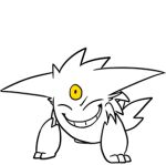  3_fingers ambiguous_gender animated black_eyes feral fingers generation_1_pokemon gengar grey_eyes low_res matchaghost nintendo open_mouth open_smile pokemon pokemon_(species) shinymega-gengar_(matchaghost) smile solo teeth video_games white_eyes yellow_sclera 