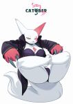  absurd_res anthro biped bra camel_toe claws clothing feliscede female frown generation_3_pokemon hi_res looking_at_viewer nintendo pokemon pokemon_(species) red_body red_eyes simple_background solo underwear video_games white_background white_body zangoose 