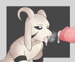  absurd_res angry anthro asriel_dreemurr_(god_form) black_sclera bodily_fluids cum cum_drip cum_in_mouth cum_inside cum_on_penis disembodied_penis dripping duo facial_markings genital_fluids genitals head_markings hi_res horn i_will_dance_only_if_the_beat_is_funky looking_up male male/male markings open_mouth penis simple_background tongue tongue_out undertale undertale_(series) video_games 