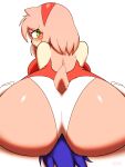  3:4 amy_rose anthro big_breasts big_butt blue_body blue_skin breasts bubble_butt butt clothing dress duo eulipotyphlan facesitting facesitting_in_underwear female green_eyes hair hedgehog hi_res huge_butt looking_back male mammal panties pink_body pink_hair pink_skin red_clothing red_dress sega sitting sitting_on_another sonic_the_hedgehog sonic_the_hedgehog_(series) underwear zaviel 