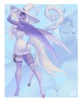  absurd_res anthro breasts clothed clothing equid equine eyewear feathered_wings feathers female fur glasses hair headgear headwear hi_res holivi horse mammal pegasus smile wings 