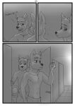  aarie anthro axel bathroom comic duo hi_res male male/male spanish_text text wolfyalex96 