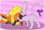  &lt;3 accessory anal anus balls belly black_belly black_paws blush bow_ribbon breath collar duo eeveelution espeon female feral flareon furgonomics fyre generation_1_pokemon generation_2_pokemon genitals graedius_(artist) grey_paws licking male male/female nintendo oral panting penis pokemon pokemon_(species) purple_eyes ribbons rimming sex tail_accessory tail_bow tail_ribbon tongue tongue_out video_games yellow_eyes 