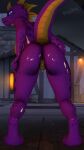  activision anthro bodily_fluids butt claws cum cum_in_pussy cum_inside dragon genital_fluids genitals hi_res horn looking_at_viewer nipples nude pussy scalie spyro spyro_the_dragon video_games 
