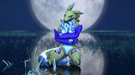  16:9 3d_(artwork) 4k absurd_res anthro bandai_namco blue_eyes breasts canid canine clothing detailed_background digimon digimon_(species) digital_media_(artwork) female fox fur genitals gloves grass handwear hi_res light looking_at_viewer mammal moon moonlight night nipples nude outside plant pussy reflection reflective reflective_body renamon sky solo source_filmmaker video_games white_body white_fur widescreen wolftrap546 yellow_body yellow_fur 