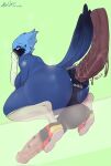  &lt;3 anal_juice anal_tugging anthro anus avian balls beak big_balls big_breasts big_butt big_penis bird black_beak black_body black_clothing black_feathers black_fur black_penis blue_body blue_bunting blue_eyes blue_feathers blue_fur blue_hair blush bodily_fluids breasts brown_body brown_penis butt clothing curvy_figure disembodied_penis eyelashes feathers fur genitals gynomorph hair hi_res huge_balls huge_butt huge_penis humanoid_genitalia humanoid_penis hyper hyper_genitalia hyper_penis intersex looking_pleasured male metta musk musk_clouds musk_fetish onomatopoeia penis pink_penis puffy_anus raljoy red_clothing signature slightly_chubby sniffing sock_in_beak sock_in_mouth sock_on_beak sock_sniffing solo sound_effects steam text thick_thighs two_tone_tail vein veiny_penis voluptuous white_clothing wide_hips yellow_clothing 