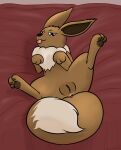  anus belly blush brown_body eevee female feral generation_1_pokemon genitals hi_res looking_at_viewer naughty_face nintendo pokemon pokemon_(species) pussy solo spread_legs spreading telem tongue tongue_out video_games 