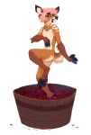  absurd_res anthro brown_body brown_fur butt cervid chest_tuft corzh77 elbow_tuft full-length_portrait fur girly glistening glistening_eyes hair hi_res looking_at_viewer male mammal nude orange_body orange_fur pink_hair portrait scut_tail short_hair short_tail shoulder_tuft simple_background solo spots spotted_body spotted_fur spotted_shoulders standing tan_body tan_fur tan_sclera tuft unsigned white_background 