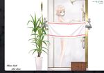  alice_margatroid blonde_hair blue_eyes doll nabeshima_tetsuhiro sample shanghai_doll short_hair showering solo touhou towel 