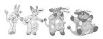  2022 animate_inanimate anthro anthro_to_inanimate dialogue digital_media_(artwork) english_text female gas_mask generation_2_pokemon growth hi_res hooves horn horn_growth inanimate_transformation inflatable living_inflatable mammal mask miltank nintendo pokemon pokemon_(species) redflare500 seam_(sewing) sequence simple_background solo species_transformation standing surprise teats text transformation udders video_games 