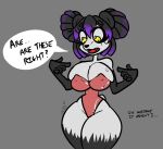  anthro big_breasts breasts bunny_costume clothing costume female giant_panda hi_res mammal nephrited solo ursid wide_hips yellow_eyes 