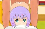  1boy 1girl aged_up ass ass_focus blue_eyes chino_senpai chinosenpai cum cum_in_ass highres kanna_kamui kobayashi-san_chi_no_maidragon md5_mismatch pillow pillow_grab top-down_bottom-up 