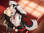  absurd_res ahegarou anal animal_genitalia animal_humanoid animal_penis anus big_dom_small_sub big_pecs black_hair bulge canid canid_humanoid canine canine_humanoid canine_penis clothed clothing corrin_(fire_emblem) corrin_(fire_emblem)_(male) crossdressing dominant duo eyelashes fire_emblem fire_emblem_fates fire_emblem_heroes fluffy fluffy_ears fluffy_tail genitals girly hair hi_res human humanoid keaton_(fire_emblem) licking licking_lips long_hair maid_uniform male male/male mammal mammal_humanoid muscular nintendo oral panties pecs penis rimming sex size_difference stirrup_stockings thick_eyelashes tongue tongue_out underwear uniform video_games white_hair wolf_ears wolf_humanoid wolfskin 