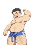  bara fat hairy highres male_focus non-web_source tagme 