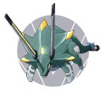  bandai_namco cannons ceratopsian digimon digimon_ghost_game dinosaur feral g_rjaekf163542 green_body male ornithischian quadruped reptile scalie simple_background solo triceratops wezengammamon white_background yellow_eyes 