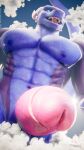 abs aircraft airplane anthro big_muscles black_sclera blue_body blue_eyes blue_scales cloud dragon erection foreskin freschrenders genitals giga glans hi_res horn huge_muscles macro male muscular muscular_anthro muscular_male navel nipples pecs penis pink_glans pink_penis retracted_foreskin scales serratus sharp_teeth sky solo teeth vein veiny_penis wao_(e-zoid) 