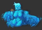  allay ambiguous_gender anthro belly blue_body blush blush_lines breasts cookie female food hi_res humanoid microsoft minecraft mojang thrashthrash video_games wings xbox_game_studios 
