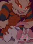  &lt;3 &lt;3_eyes 3:4 absurd_res ahegao anal anal_penetration anthro arcanine big_dom_small_sub blulowcj blush bodily_fluids butt canid canine digital_media_(artwork) dominant dominant_male duo eeveelution erection fur generation_1_pokemon generation_6_pokemon genitals girly glistening glistening_eyes hi_res looking_pleasured male male/male male_penetrated male_penetrating male_penetrating_male mammal muscular muscular_anthro muscular_male nintendo open_mouth penetration penis pink_body pink_fur pokemon pokemon_(species) raised_tail red_body red_fur ribbons sex simple_background size_difference smile submissive submissive_male sweat sylveon tongue video_games white_body white_fur winick-lim 