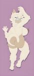  absurd_res anthro bluey_(series) breasts butt canid canine canis domestic_dog female hi_res mammal nipples solo wendy_(bluey) 