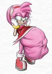  abdominal_bulge after_vore amy_rose anthro belly big_belly duo female female_pred killboo male same_size_vore sega sonic_the_hedgehog_(series) vore 