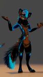  anthro blender_(software) blender_cycles blue_body blue_fur eyewear eyewear_on_head fur goggles goggles_on_head harness hi_res kaminofox male rexouium solo 