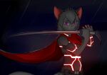  anthro armor cdt2s dark felid feline female glowing mammal melee_weapon raining solo sword warrior weapon 