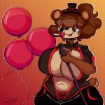  animal_humanoid animatronic anthro balloon belly big_breasts black_clothing bow_tie breast_squish breasts brown_body candy clothed clothing dessert digital_media_(artwork) erect_nipples female feral five_nights_at_freddy&#039;s five_nights_at_freddy&#039;s_2 food freddy_(fnaf) fur hair half_naked hat headgear headwear hi_res huge_breasts humanoid inflatable lollipop lollipop_in_mouth long_hair machine mammal mammal_humanoid microphone navel nipples panties partially_clothed pizza plush_freddy_(fnaf) red_clothing robot scottgames silly_face simple_background solo squish suwo_director_(artist) suwodirector tongue tongue_out toy_freddy_(fnaf) underwear ursid ursid_humanoid video_games 
