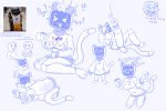  anonymous_artist anthro begging big_breasts breasts butt cat_tail felid feline female head_pat hi_res kerfus machine mammal meme paws presenting presenting_hindquarters robot sitting sleeping solo trollface 