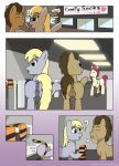  anus background_character balls clothing comic comic_panel cuminbread derpy_hooves_(mlp) detailed_background doctor_whooves_(mlp) equid equine excited eyes_closed female footwear friendship_is_magic full genitals group hasbro hi_res horse male mammal my_little_pony nude open_mouth pony pussy raised_tail romantic romantic_couple shaded sky socks touching_thigh trio 