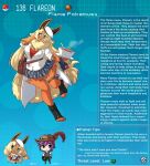  animal_ears bag clothes flareon food highres kinkymation long_hair non-web_source pokemon soup tagme very_long_hair 