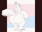  anteater anthro big_breasts big_butt breasts butt dizzyknight female huge_breasts huge_butt mammal nipples nude overweight pilosan solo thick_thighs wide_hips xenarthran 