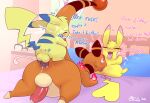  absurd_res ampharos anal anal_orgasm anal_penetration animal_genitalia animal_penis ass_up balls blush bodily_fluids countershading cum cum_in_ass cum_in_mouth cum_inside cum_while_penetrated cumshot cunnilingus dialogue ejaculation electricity eyewear female feral fire fur generation_1_pokemon generation_2_pokemon genital_fluids genitals glasses group hi_res hybrid jewelry knot litho_(stormysparkler) looking_up_at_partner male male/female male/male male_penetrated male_penetrating male_penetrating_male milachu milachu92 milochu necklace nintendo oral orange_body orange_eyes orange_fur penetration penile penile_penetration penis penis_in_ass pikachu pokemon pokemon_(species) pussy sex size_difference small_dom_big_sub smaller_female smaller_male tail_grab text trio typhlosion vaginal video_games 