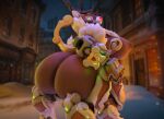  areola big_areola big_breasts big_butt blender_(software) blizzard_entertainment breasts butt capreoline cervid female hi_res huge_breasts huge_butt looking_at_viewer looking_back looking_back_at_viewer machine mammal nipples omnic orisa_(overwatch) overwatch overweight reindeer reindeer_orisa_(overwatch) robot schoal solo taur video_games 