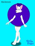  absurd_res anthro arctic_fox blueberry_(fruit) blueberry_costume canid canine clothing costume female food food_costume fox fruit grilled hi_res kigtoons mackenzie_(grilled) mammal penmark plant solo 