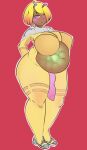  abdominal_bulge ahoge alien alien_humanoid antennae_(anatomy) bedroom_eyes belly big_belly big_penis blush bodysuit breasts brown_body brown_skin clothed clothing curvy_figure egg fan_character flat_colors genitals hair half-erect herm hi_res human humanoid hyper hyper_belly intersex m1rooo mammal multicolored_hair narrowed_eyes ovipositor ovipositor_penis partially_clothed penis purple_eyes seductive simple_background skinsuit solo thick_thighs tight_clothing translucent translucent_body voluptuous 