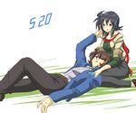  1girl bad_id bad_pixiv_id brothers domon_kasshu g_gundam genderswap genderswap_(mtf) gundam katsuoboshi kyouji_kasshu siblings 