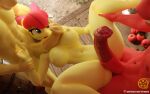  3d_(artwork) animal_genitalia animal_penis anthro anthrofied apple_bloom_(mlp) big_breasts big_macintosh_(mlp) braeburn_(mlp) breasts brother brother_and_sister digital_media_(artwork) equid equine equine_penis female friendship_is_magic genitals group group_sex hasbro hi_res incest_(lore) male male/female mammal my_little_pony navel nipples penis sex sfrogue sibling sister spread_legs spreading threesome 