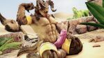  2022 3d_(artwork) abs amber_eyes anthro artist_name athletic athletic_anthro athletic_male balls bethesda_softworks big_balls big_butt big_penis brown_body brown_scales butt claws darkflash23 deathclaw desert detailed_background digital_media_(artwork) erection fallout fingers flexing flexing_bicep forked_tongue genitals hi_res horn huge_balls huge_penis long_tail looking_at_viewer male multicolored_body multicolored_scales muscular muscular_anthro muscular_male open_mouth outside pecs penis scales scalie sharp_teeth sitting solo source_filmmaker tan_body tan_scales teeth tongue tongue_out two_tone_body two_tone_scales vein veiny_penis video_games watermark 