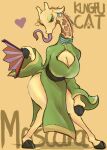  &lt;3 2019 absurd_res anthro big_breasts breasts clothed clothing ear_piercing ear_ring english_text female giraffe giraffid hand_fan hi_res kung_fu_cat long_neck long_tongue makeup mammal mascara mascara_(kung_fu_cat) neck_ring noupu1115 piercing ring_piercing seductive simple_background solo text tongue tongue_out yellow_background yellow_body 