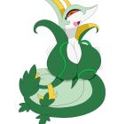  absurd_res big_breasts breasts busty_feral female feral generation_5_pokemon hi_res huge_breasts nintendo pokemon pokemon_(species) serperior solo tagme video_games 