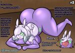  al_gx anthro ass_up big_breasts big_butt breast_squish breasts bubble_butt butt casual_nudity cave comic daughter dialogue dragon duo english_text evolution evolution_(transformation) fan_character female feral generation_6_pokemon goo_creature goomy hair hair_over_eye hi_res huge_butt jack-o&#039;_pose mother mother_and_child mother_and_daughter nintendo one_eye_obstructed opal_(al_gx) parent parent_and_child pearl_(al_gx) pokemon pokemon_(species) pose purple_body sliggoo slime squish story text transformation video_games 